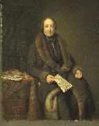 Therese Schwartze Portrait of Pieter Arnold Diederichs oil painting on canvas